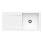 Siluet 60 Villeroy&Boch TitanCeram zlewozmywak ceramiczny stone white biały matowy 333601RW