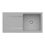 Siluet 60 Villeroy&Boch TitanCeram zlewozmywak ceramiczny stone white biały matowy 333601KD