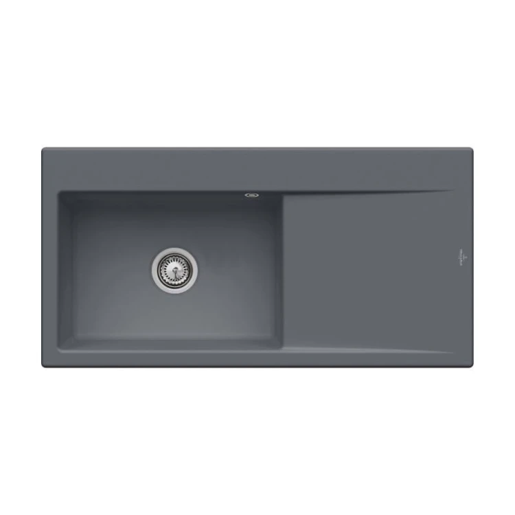 Subway Style 60 Villeroy&Boch zlew ceramiczny 510x1000 KM lewy grafit (mat) 336201I4