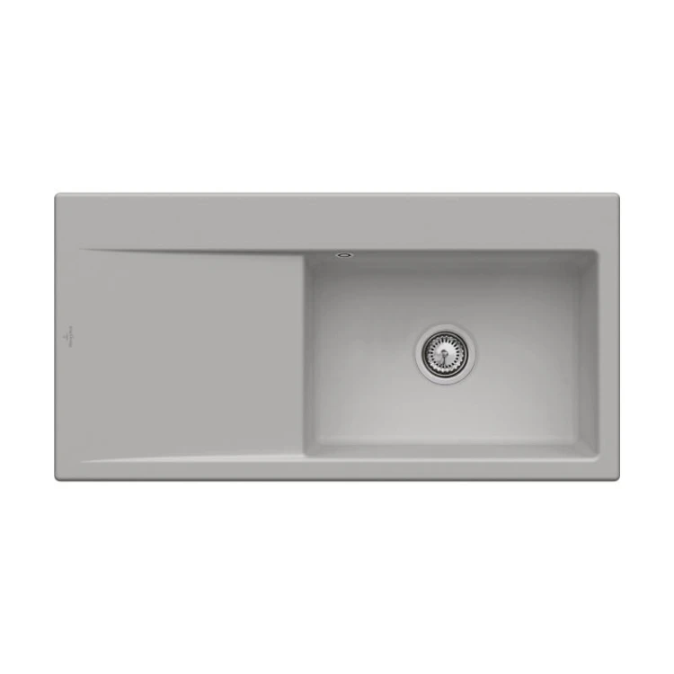 Subway Style 60 Villeroy&Boch zlewozmywak ceramiczny prawy white fossil matowy 336101KD