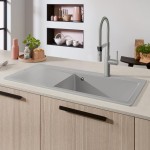 Subway Style 60 Villeroy&Boch zlewozmywak ceramiczny prawy white fossil matowy 336101KD