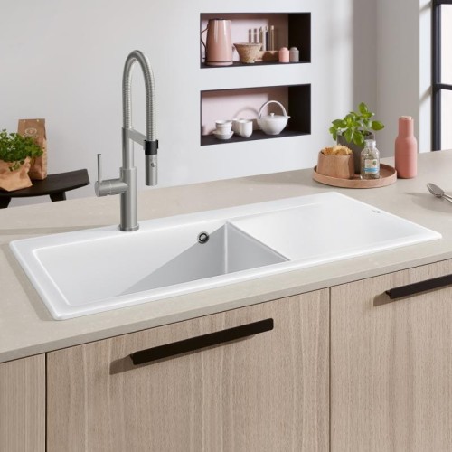 Subway Style 60 Villeroy&Boch zlew ceramiczny 510x1000 KM lewy white alpin biały połysk 336201R1