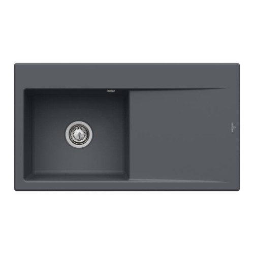 Subway Style 50 Classicline V&B zlew ceramiczny 510x900 KM lewy graphite (mat) – 3352 01 I4