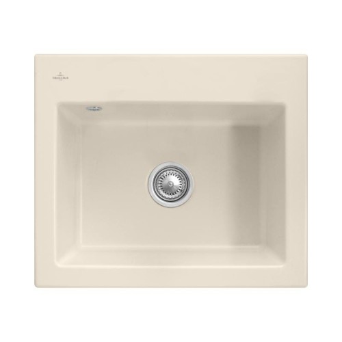 Subway 60 S Classicline Villeroy&Boch zlewozmywak ceramiczny 510x600 ivory - 330901FU