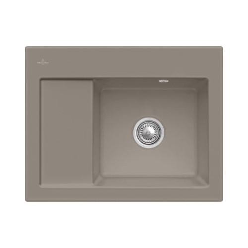 Subway 45 Compact Premiumline Villeroy&Boch zlew ceramiczny 510x650 prawy timber 331301TR