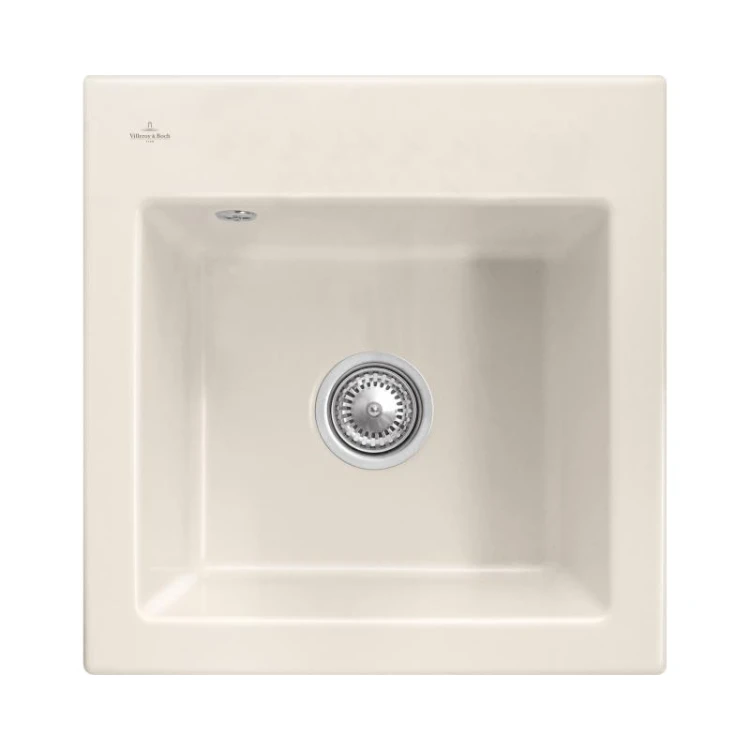 Subway 50 S Villeroy&Boch zlewozmywak ceramiczny cream (połysk) 331501KR