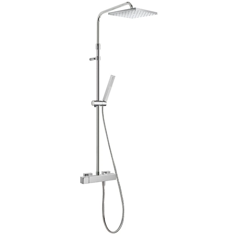 Cuadro-Tres Zestaw kolumna natryskowa teleskopowa chrom – 00719701