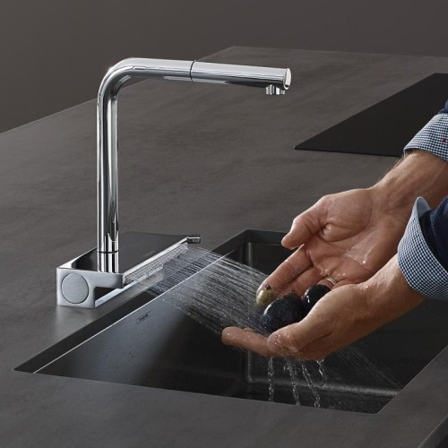 Aquno-Select-M81-Hansgrohe-bateria-kuchenna-z-wyciąganą-wylewką-chrom-7383600