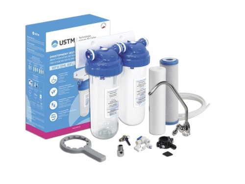 Filtr podzlewozmywakowy do wody pitnej 2 stopniowy USTM - FS2WFU