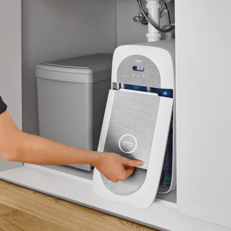 Blue Home Grohe bateria z filtrem z wyciąganą wylewką chrom - 31541 000
