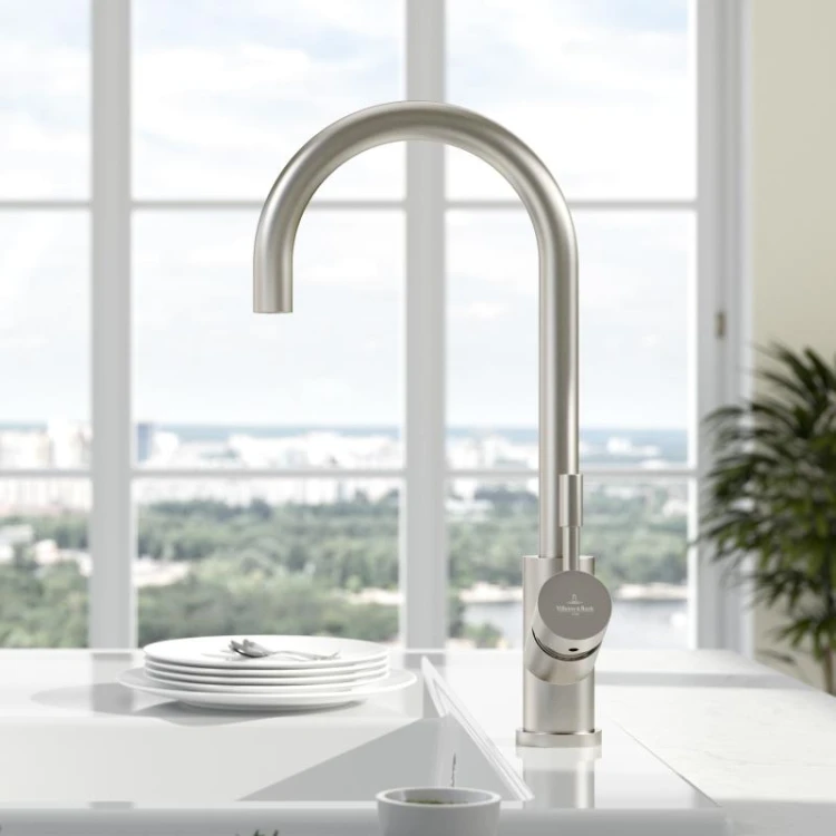 umbrella-villeroy&boch-bateria-zlewozmywakowa-stal -nierdzewna-szczotkowana-925300lc