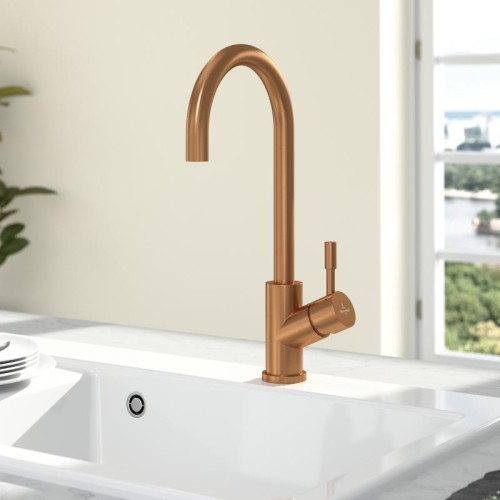 umbrella-villeroy&boch-bateria-zlewozmywakowa-bronze–miedź-92530004