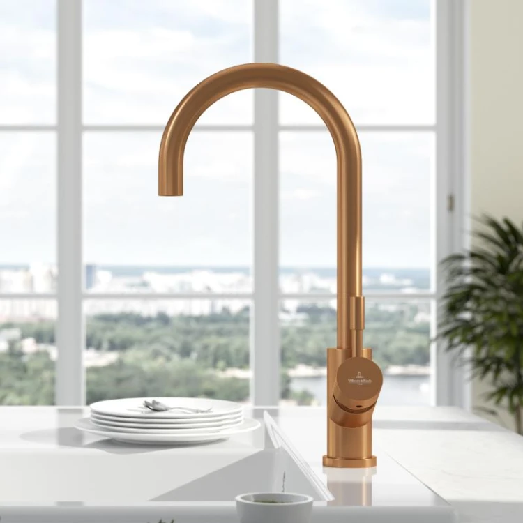 umbrella-villeroy&boch-bateria-zlewozmywakowa-bronze–miedź-92530004