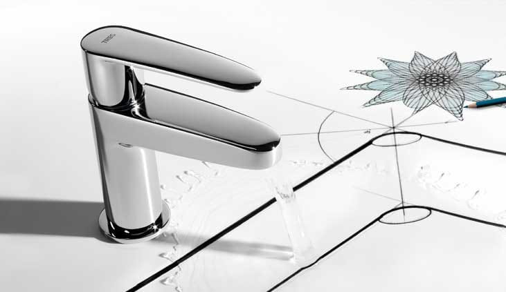 Flat-Tres bateria umywalkowa chrom - 204.103.01.D