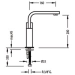 Cuadro-Tres bateria umywalkowa chrom - 1.06.603-112410