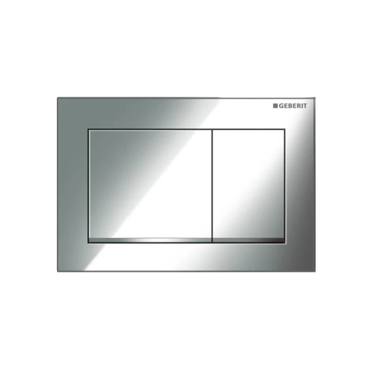 Omega30 Geberit przycisk uruchamiający przedni/górny chrom błyszczący/chrom matowy/chrom błyszczący - 115.080.KH.1-115894