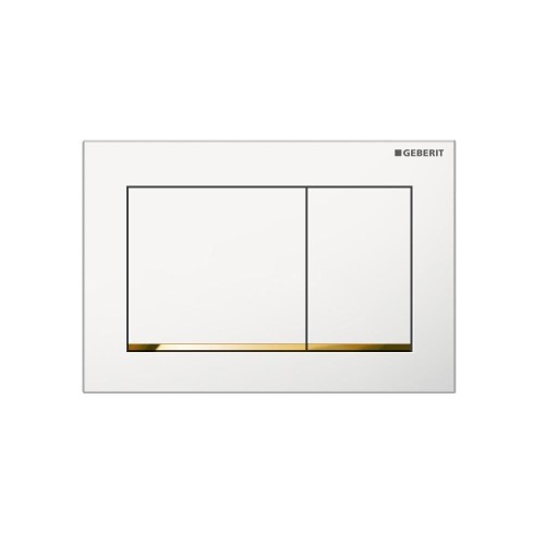 Omega30 Geberit przycisk uruchamiający biały/złocony - 115.080.KK.1-136838