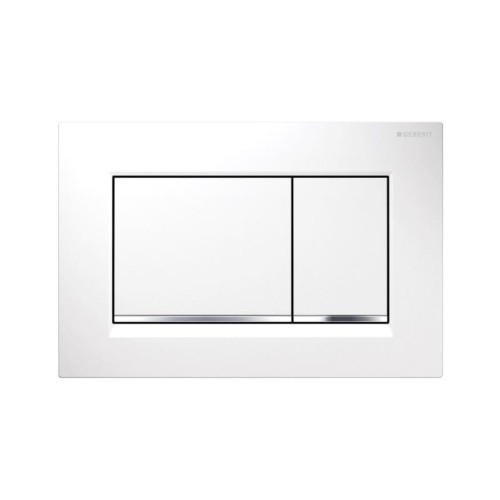 Sigma30 Geberit przycisk spłukujący biały/chrom błyszczący/biały - 115.883.KJ.1-140999