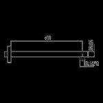 Tres ramię do głowicy natryskowej - 1.34.139.40-112694