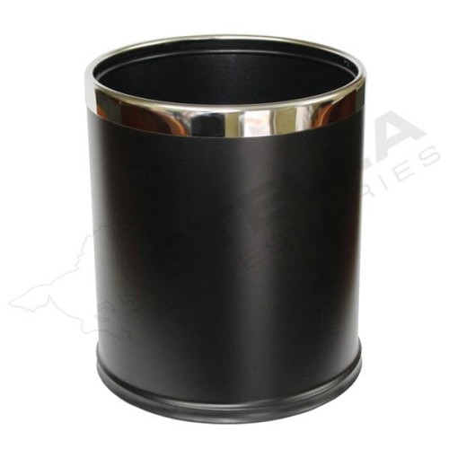 Stella kosz pojemnik na śmieci 9 L zdejmowana obudowa ze stali czarny - 20.100-MB-135200