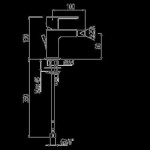 Loft-Tres bateria bidetowa chrom – 200.120.01.D-112480