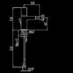 Loft-Tres bateria bidetowa chrom – 200.120.02-112022