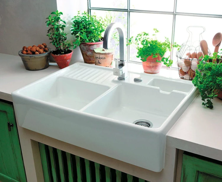 Villeroy&Boch Premiumline zlewozmywak modułowy dwukomorowy kucheny 90 korek manualny chromit - 632391J0