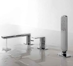 Loft-Tres bateria wannowa 3-otworowa chrom – 200.162.03