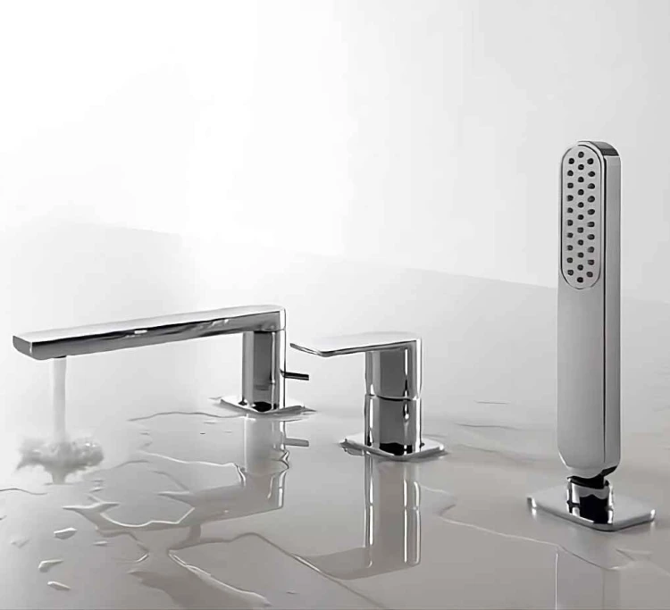 Loft-Tres bateria wannowa 3-otworowa chrom – 200.162.03