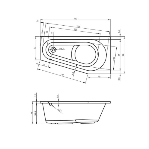 delta-riho-wanna-asymetryczna-akrylowa-150x80-lewa-b067001005-tech