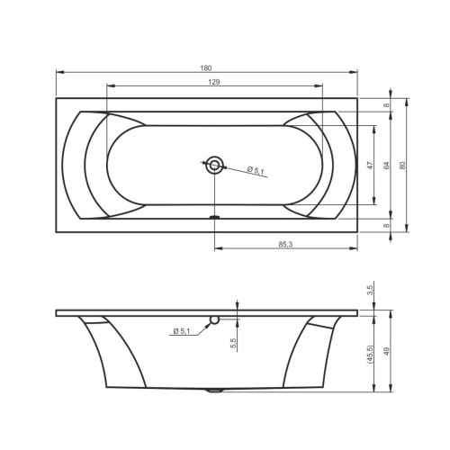 lima-riho-wanna-prostokatna-180x80-akrylowa-b052001005-tech
