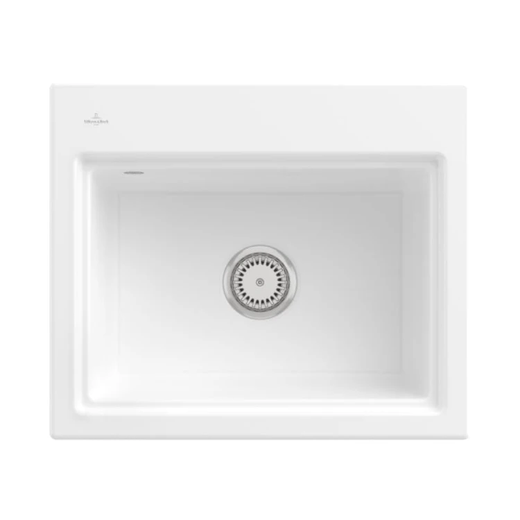 Subway Style 60 S Premiumline V&B zlew ceramiczny 510x600mm KM snow white - 336601KG