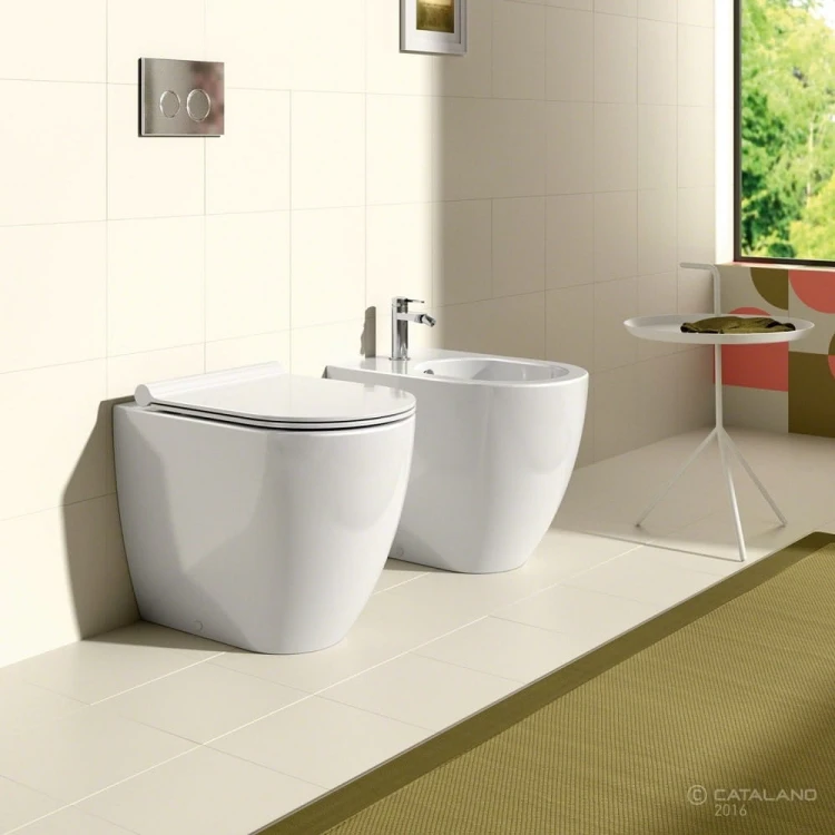 Sfera Catalano Newflush miska WC stojąca 54x35 cm biała - 1VPS54R00
