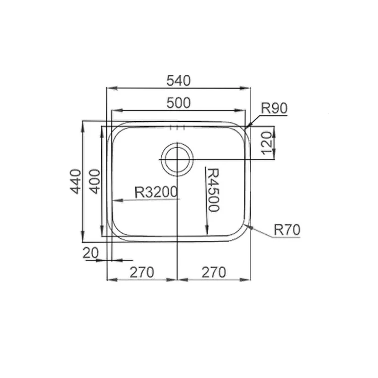 belem_hansloren_rysunek_techniczny_zlewozmywak_podwieszany_stalowy.webp
