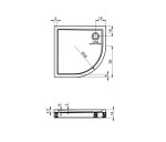 davos-riho-brodzik-sv-284-100x100x45-bialy-d002020005