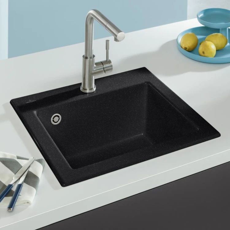 Subway 50 S Villeroy&Boch zlewozmywak ceramiczny chromit (połysk) 331501J0