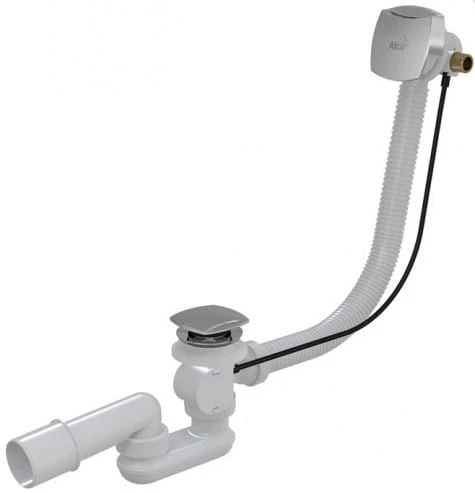 Syfon automatyczny z napuszczaniem przez przelew Riho 80cm chrom - 560100396