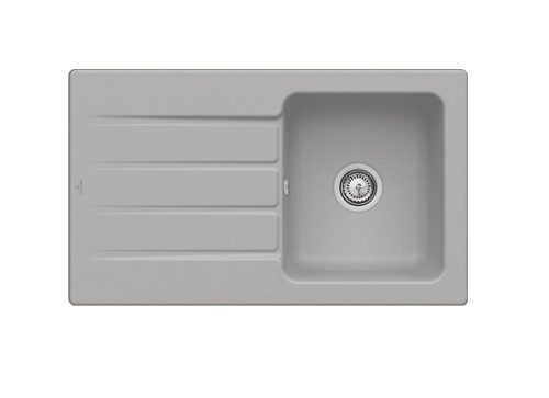 Architectura 50 Classicline V&B zlew ceramiczny 510x860 korek manulany fossil (mat) - 3350 01 KD