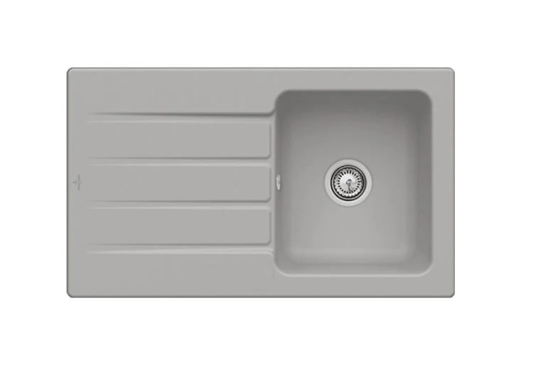 Architectura 50 Classicline V&B zlew ceramiczny 510x860 korek manulany fossil (mat) - 3350 01 KD