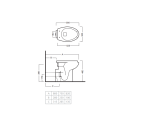 Autonomy Hatria miska WC 380x595 dla niepełnosprawnych - Y0CA