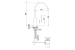 Nexen-s Kohlman bateria umywalkowa chrom - SQB150U