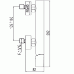 Loft-Tres bateria natryskowa stal – 200.167.01