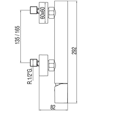 Loft-Tres bateria natryskowa stal – 200.167.01