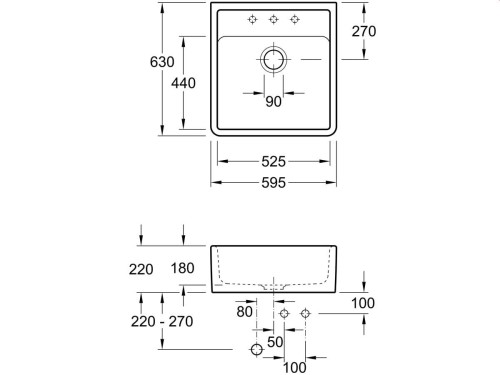 Zlew ceramiczny farmerski Premiumline Villeroy&Boch white pearl (połysk) biały 632061KT