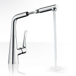Metris Hansgrohe jednouchwytowa bateria kuchenna z wyciąganą wylewką DN15 chrom - 14821000