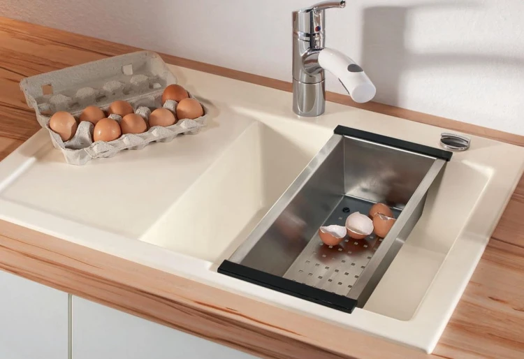 Odsączarka do zlewozmywkaów SystemCeram stal nierdzewna - 0831