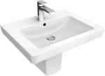 Subway 2.0 V&B umywalka 600x470mm z przelewem white alpin ceramicplus - 7113 60 R1