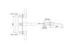 Dexame Kohlman bateria umywalkowa chrom - QW190D