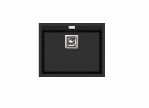 Delicja Hansloren zlewozmywak konglomeratowy podwieszany czarny - DECO-3PMB