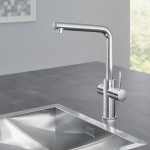 Red New Duo Grohe bateria kuchenna z boilerem 4 litry chrom - 30327 001